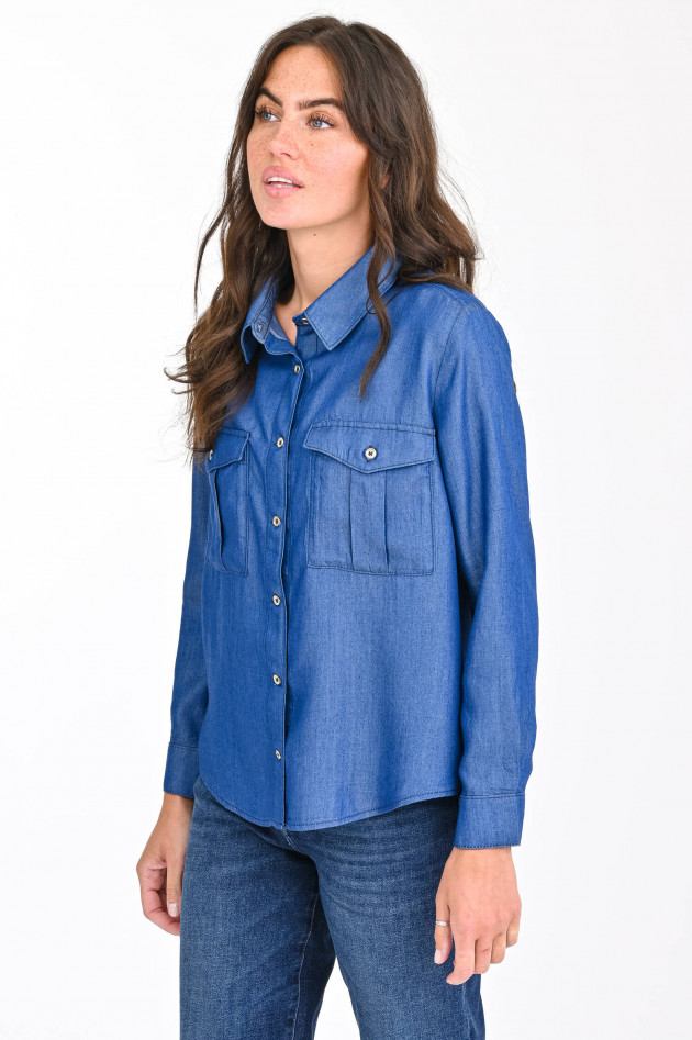 Seven for all Mankind Jeanshemd in Mittelblau