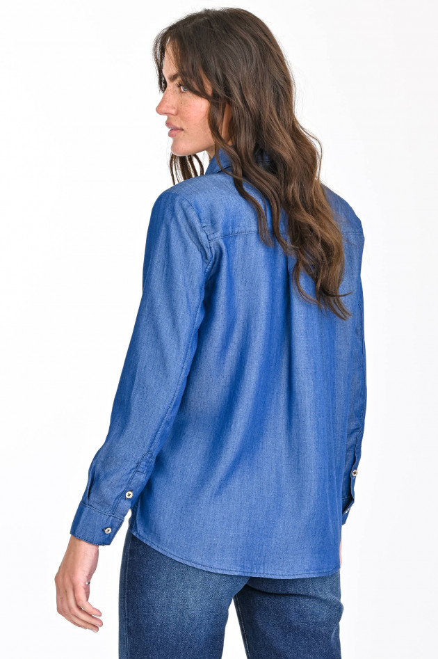 Seven for all Mankind Jeanshemd in Mittelblau