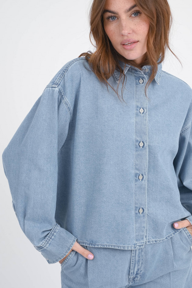 Seven for all Mankind Jeransjacke/Hemd HANA in Hellblau