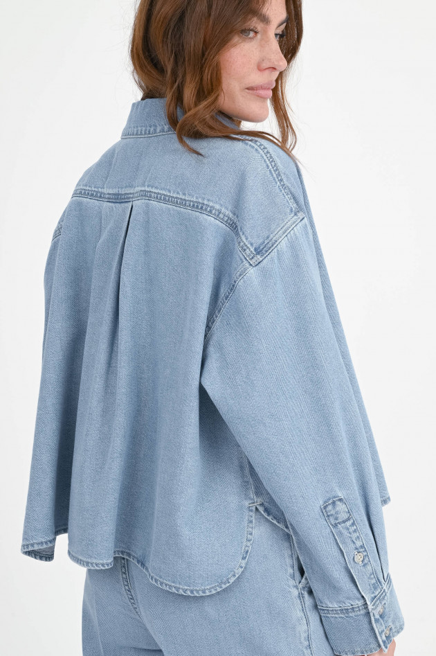 Seven for all Mankind Jeransjacke/Hemd HANA in Hellblau