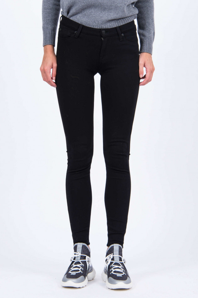 Seven for all Mankind Jeans THE SKINNY DOUBLE KNIT in Schwarz