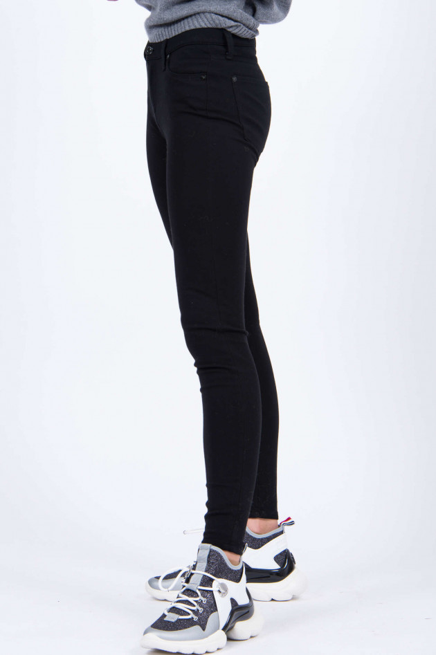 Seven for all Mankind Jeans THE SKINNY DOUBLE KNIT in Schwarz