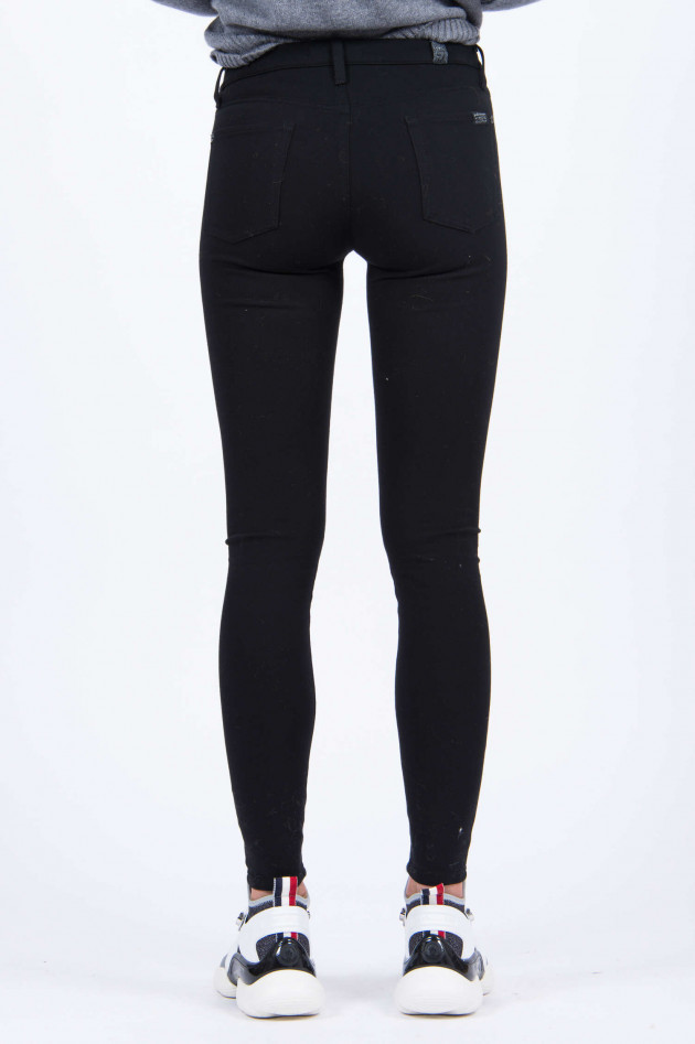 Seven for all Mankind Jeans THE SKINNY DOUBLE KNIT in Schwarz