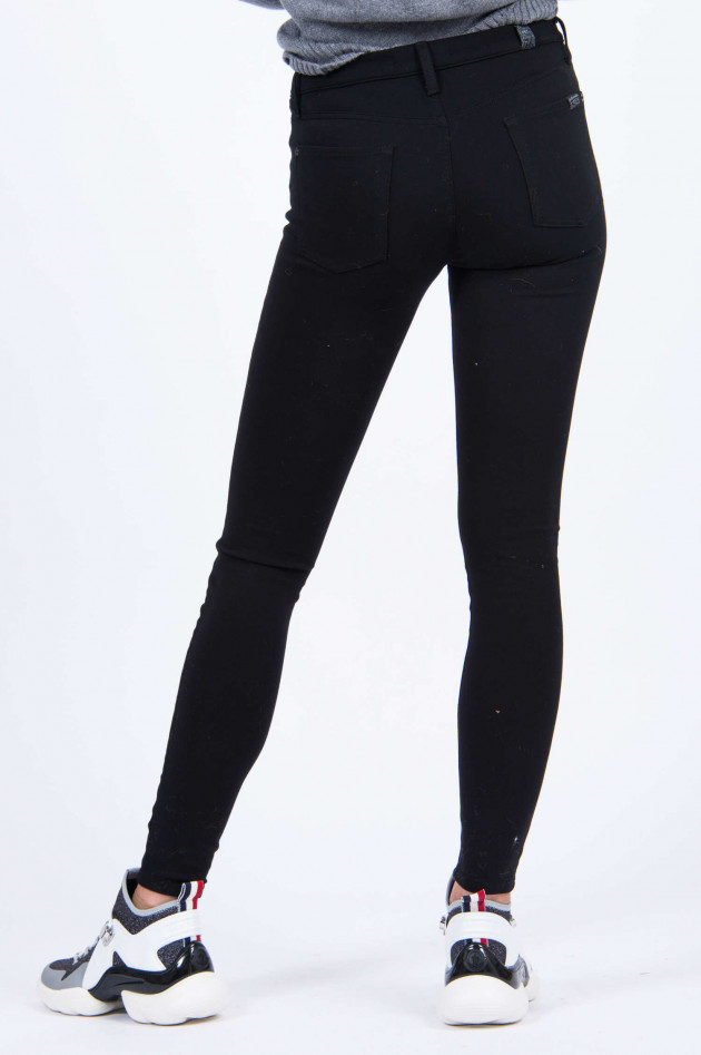 Seven for all Mankind Jeans THE SKINNY DOUBLE KNIT in Schwarz