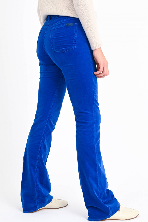 Seven for all Mankind Flared Samthose LISHA in Kobaltblau