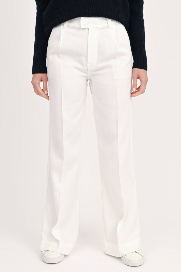 Seven for all Mankind Palazzo-Hose VESPER in Elfenbein