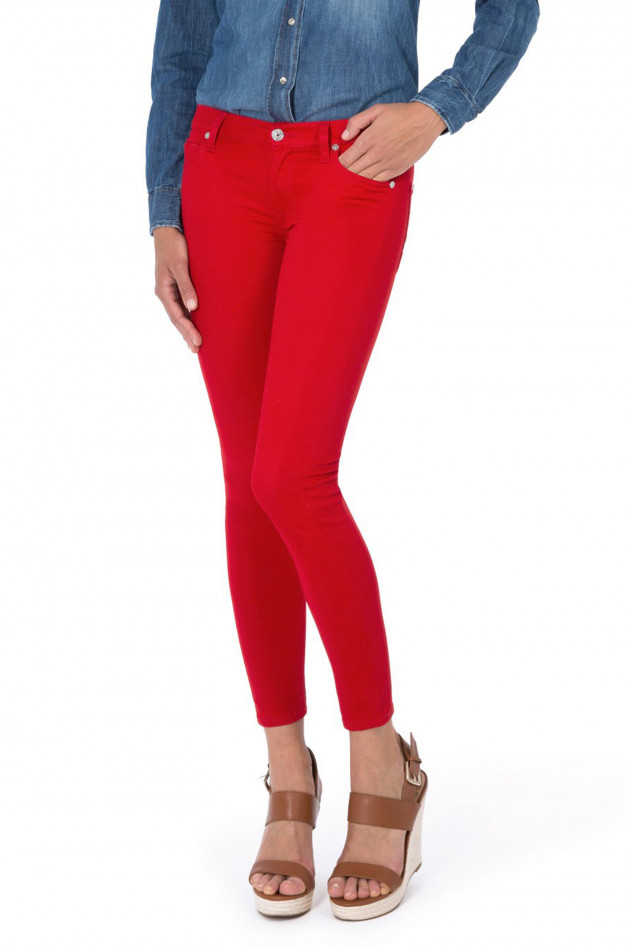 Seven for all Mankind Hose SKINNY CROP in Rot