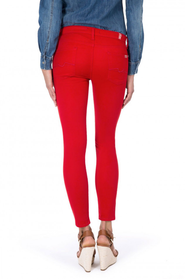 Seven for all Mankind Hose SKINNY CROP in Rot