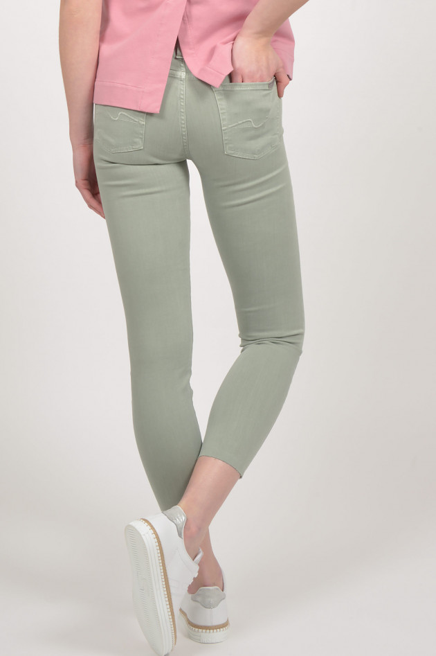 Seven for all Mankind Jeans THE SKINNY CROP in Grün