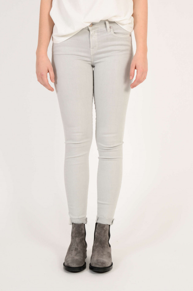 Seven for all Mankind Jeans THE SKINNY CROP in Hellgrau