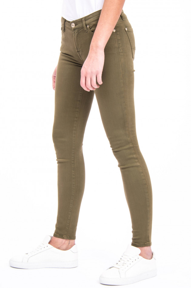 Seven for all Mankind Jeans THE SKINNY in Oliv