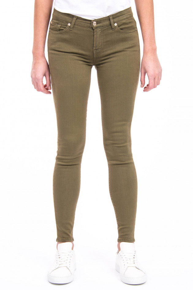 Seven for all Mankind Jeans THE SKINNY in Oliv