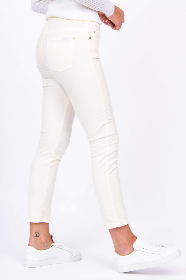 Seven for all Mankind Cordhose in Creme