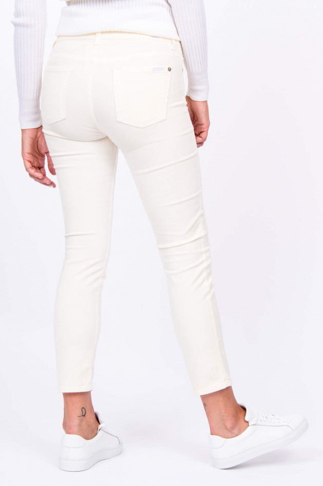 Seven for all Mankind Cordhose in Creme