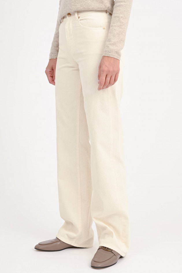 Seven for all Mankind Cord-Hose TESS in Creme