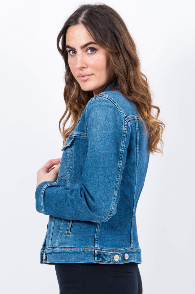 Seven for all Mankind Jacke MODERN TRUCKER in Mittelblau