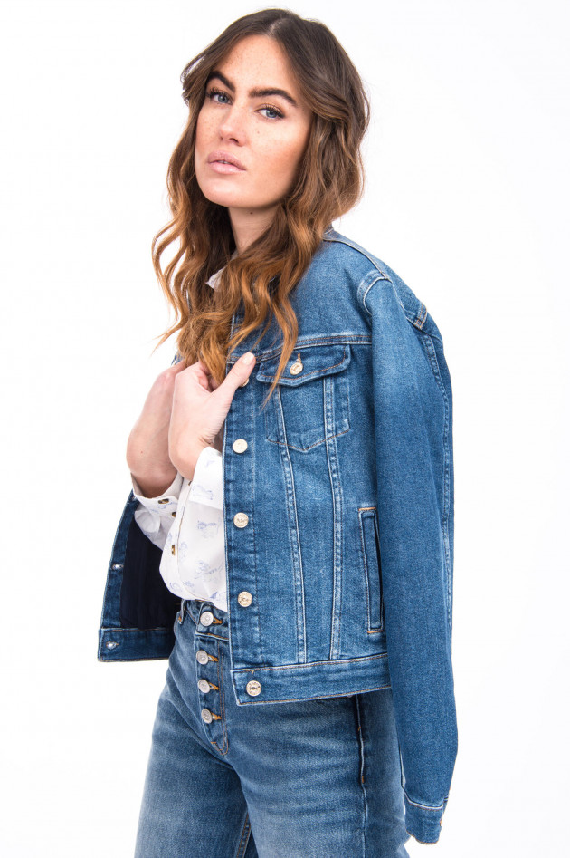 Seven for all Mankind Jeansjacke in Denimblau