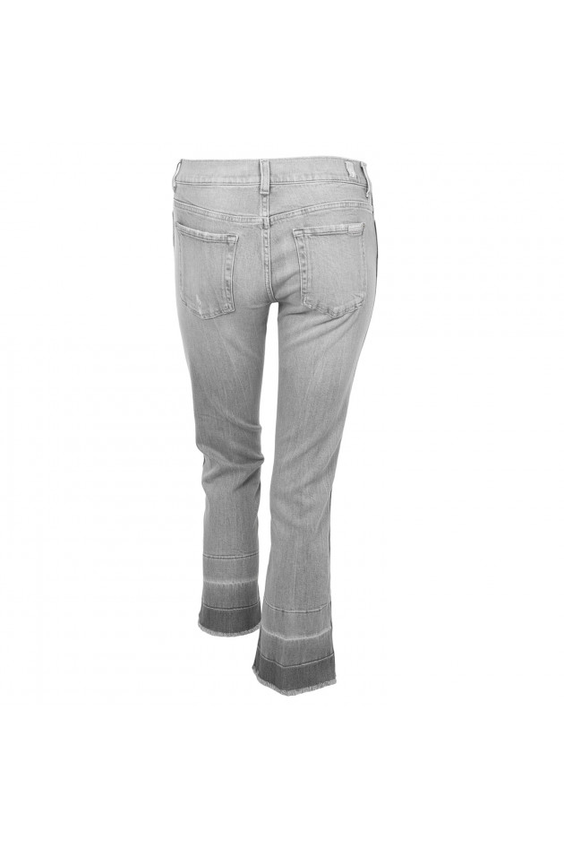 Seven for all Mankind Jeans CROPPED BOOT in Grau