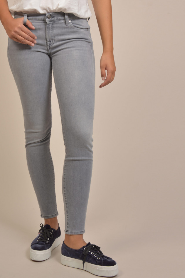 Seven for all Mankind Jeans THE SKINNY SLIM ILLUSION in Hellgrau
