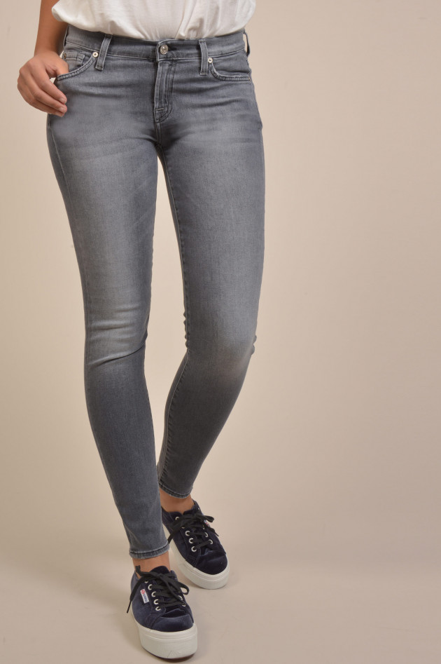 Seven for all Mankind Jeans THE SKINNY SLIM ILLUSION in Dunkelgrau