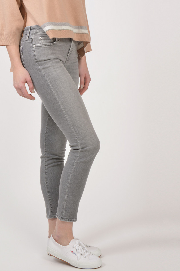 Seven for all Mankind Jeans PYPER CROP SLIM ILLUSION DAWN in Grau