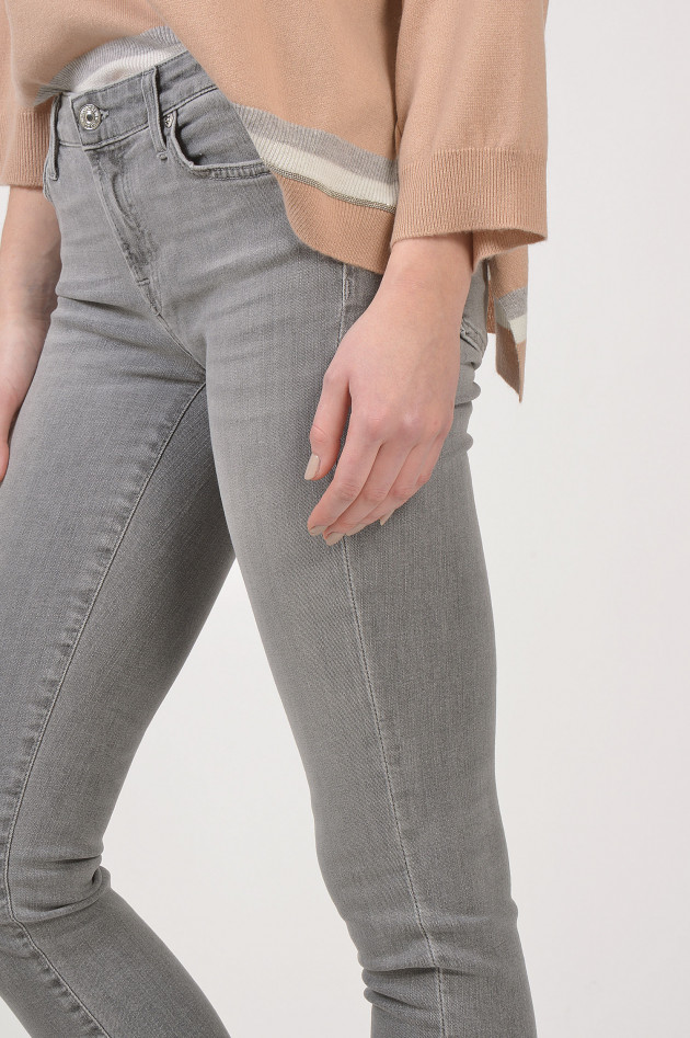 Seven for all Mankind Jeans PYPER CROP SLIM ILLUSION DAWN in Grau