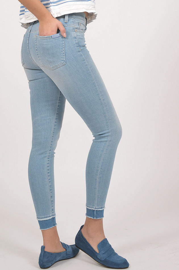 Seven for all Mankind Jeans SKINNY CROPPED in Blau