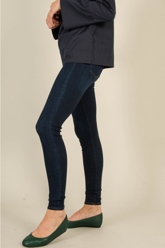 Seven for all Mankind Jeans THE SKINNY SLIM ILLUSION LUXE MIDNIGHT SKY in Dunkelblau