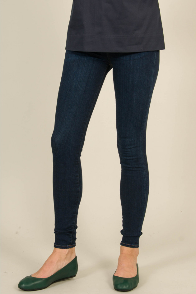 Seven for all Mankind Jeans THE SKINNY SLIM ILLUSION LUXE MIDNIGHT SKY in Dunkelblau