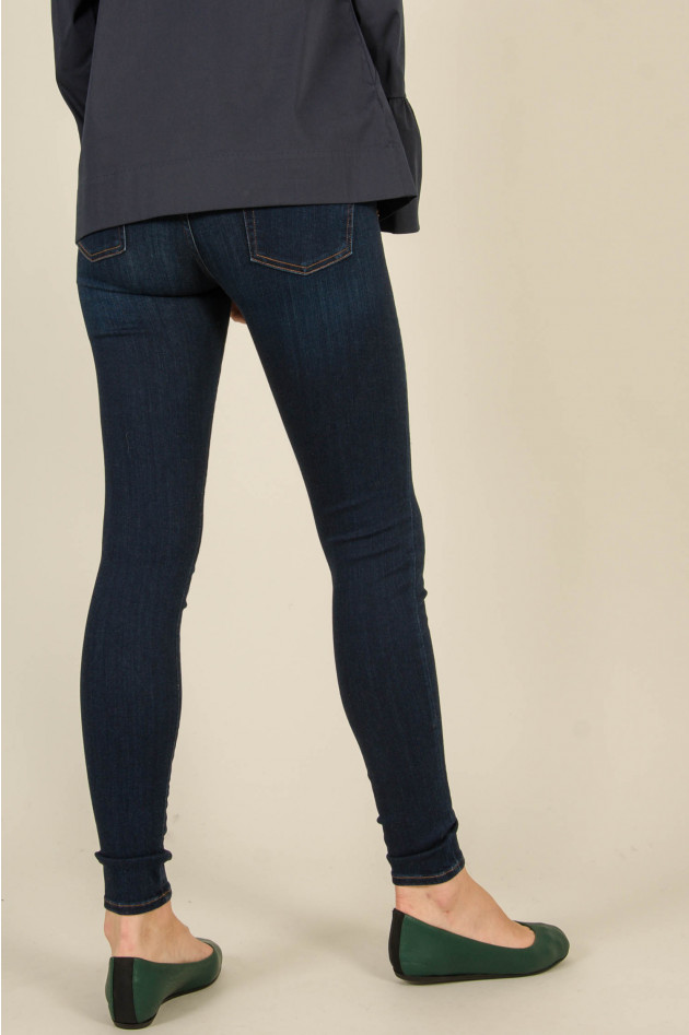 Seven for all Mankind Jeans THE SKINNY SLIM ILLUSION LUXE MIDNIGHT SKY in Dunkelblau