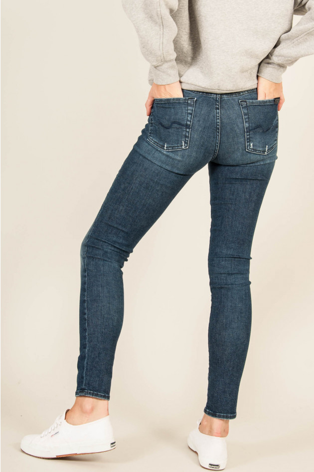 Seven for all Mankind Jeans HIGH WAIST PYPER SLIM ILLUSION in Mittelblau