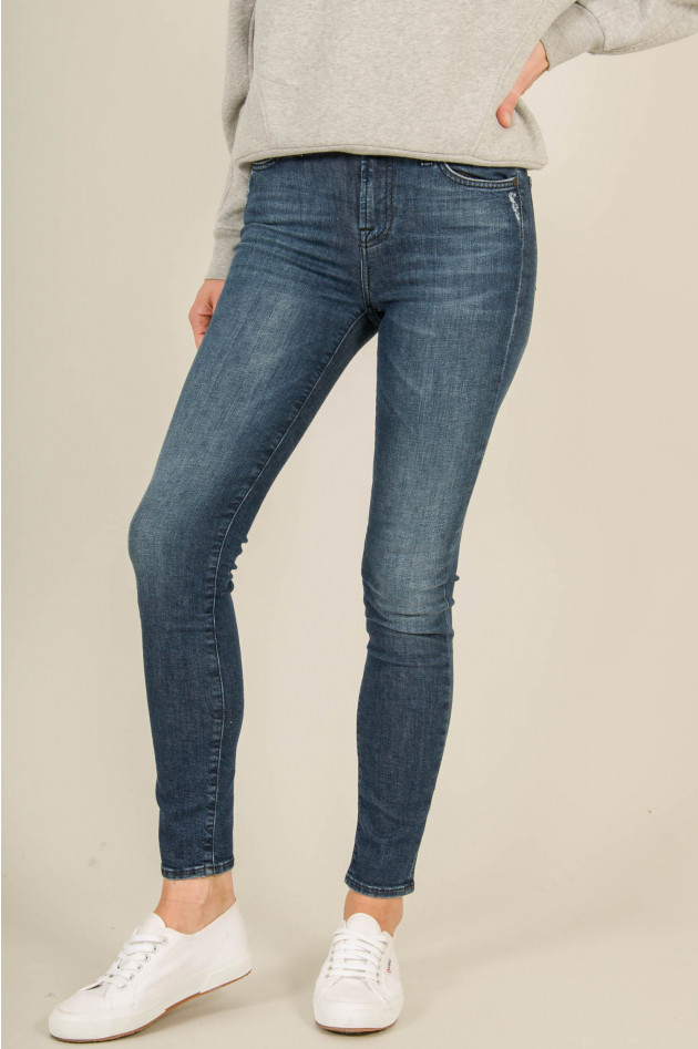 Seven for all Mankind Jeans HIGH WAIST PYPER SLIM ILLUSION in Mittelblau