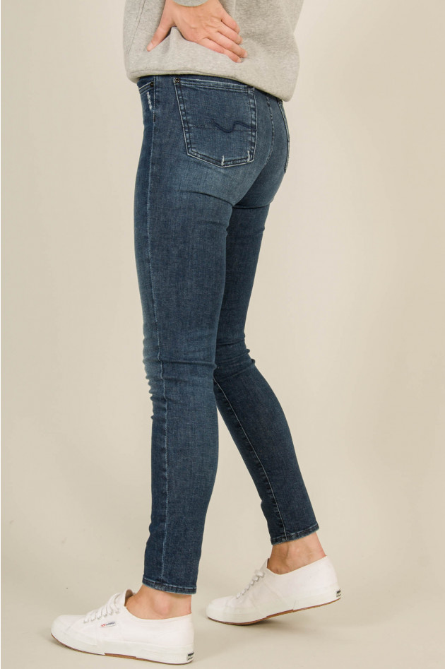 Seven for all Mankind Jeans HIGH WAIST PYPER SLIM ILLUSION in Mittelblau