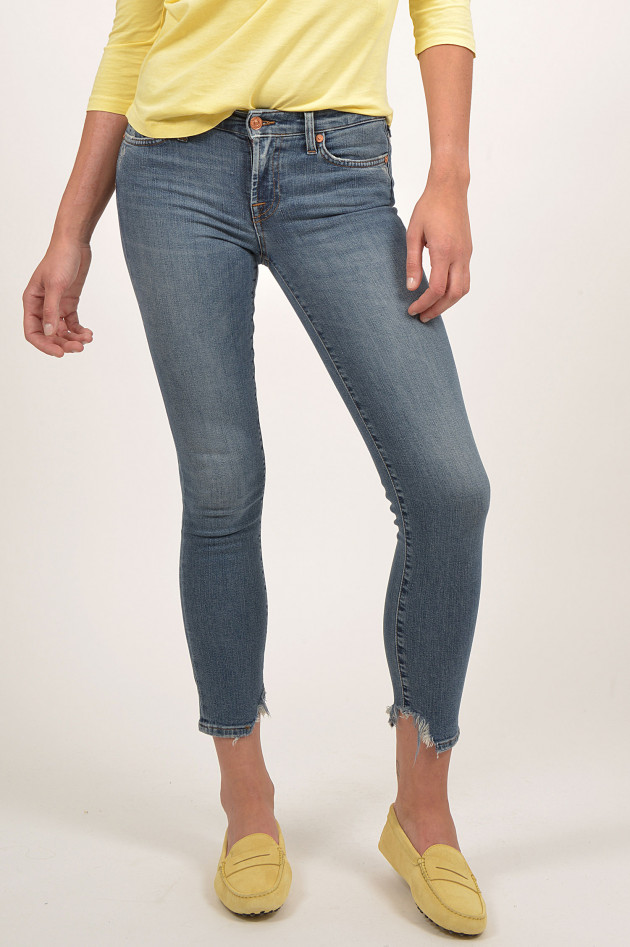 Seven for all Mankind Jeans PYPER CROP in Mittelblau