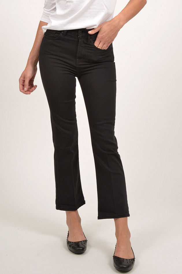 Seven for all Mankind Jeans VINTAGE CROPPED in Schwarz