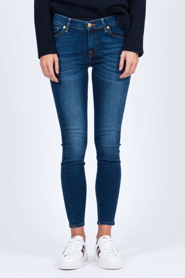 Seven for all Mankind Jeans THE SKINNY CROP in Dunkelblau