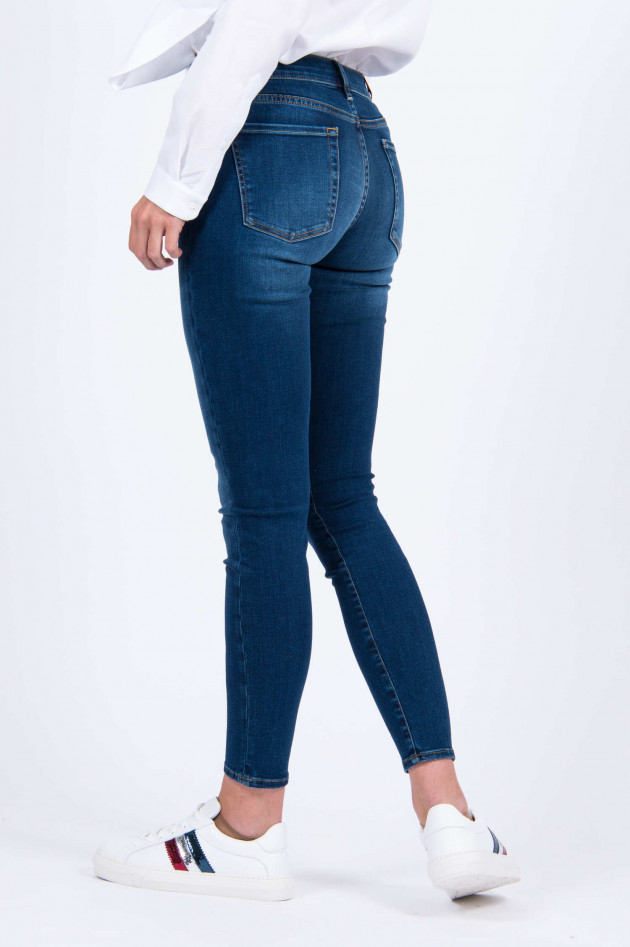 Seven for all Mankind Jeans THE SKINNY CROP in Dunkelblau