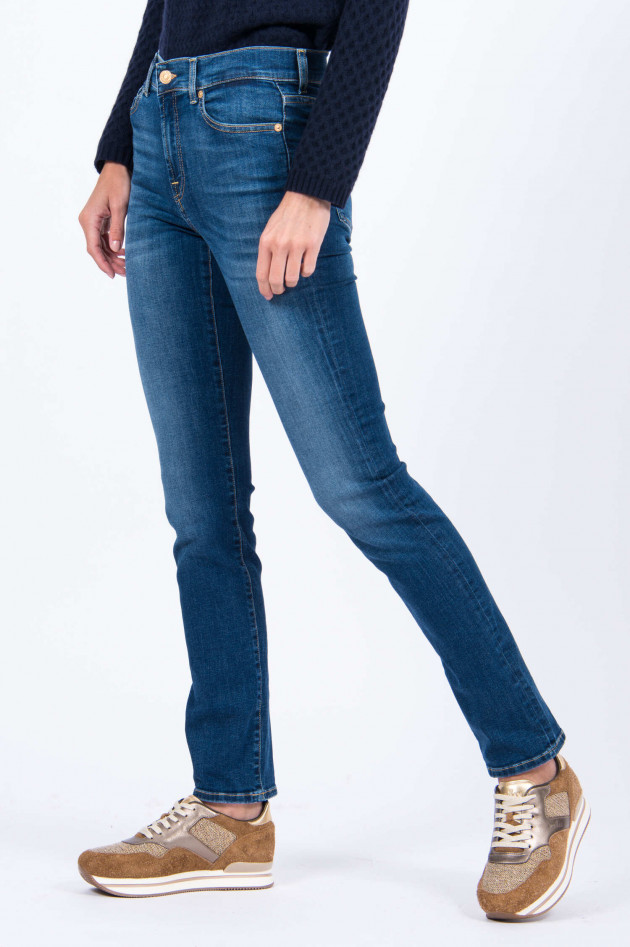 Seven for all Mankind Jeans THE STRAIGHT BAIR DUCHESS in Mittelblau