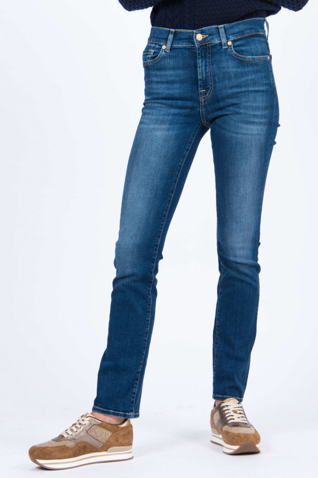 Seven for all Mankind Jeans THE STRAIGHT BAIR DUCHESS in Mittelblau