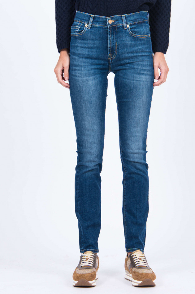 Seven for all Mankind Jeans THE STRAIGHT BAIR DUCHESS in Mittelblau