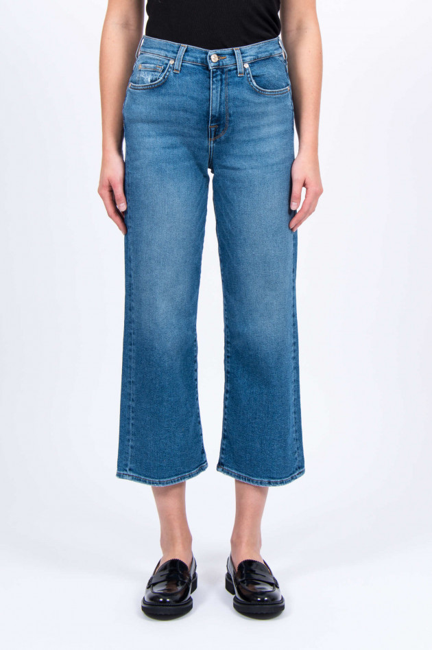 Seven for all Mankind Jeans CROPPED ALEXA in Blau