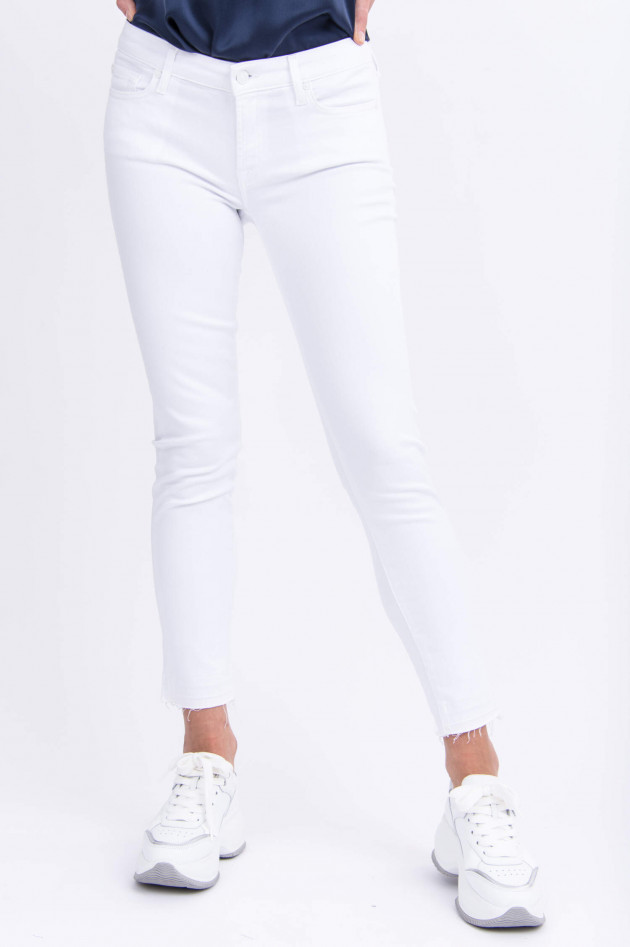 Seven for all Mankind Jeans PYPER CROP UNROLLED in Weiß