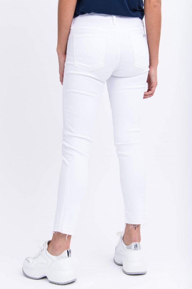 Seven for all Mankind Jeans PYPER CROP UNROLLED in Weiß