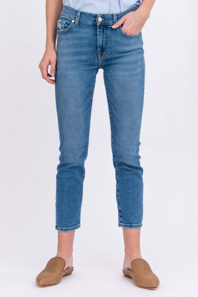 Seven for all Mankind Jeans ROXANNE ANKLE LUXE in Mittelblau