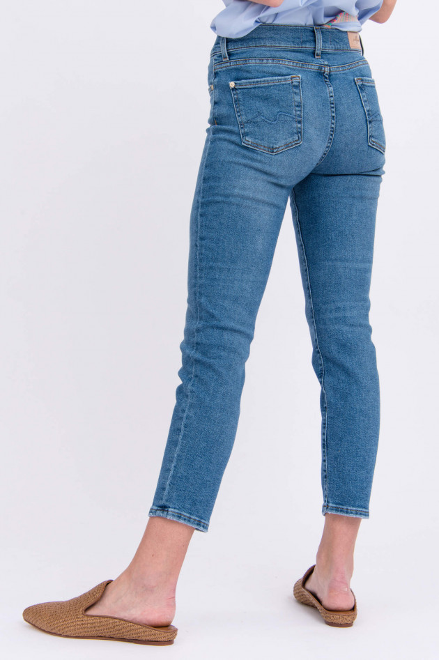 Seven for all Mankind Jeans ROXANNE ANKLE LUXE in Mittelblau