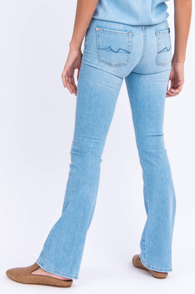 Seven for all Mankind Jeans mit heller Waschung in Hellblau