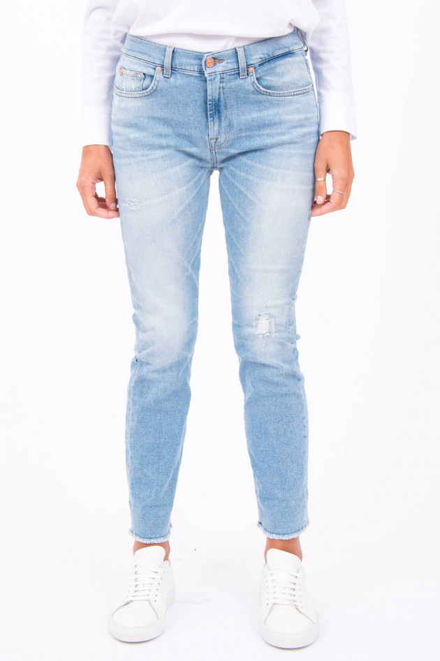 Seven for all Mankind Jeans THE RELAXED SKINNY in Hellblau