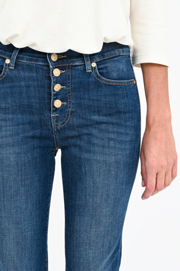 Seven for all Mankind Jeans THE STRAIGHT CROP in Dunkelblau
