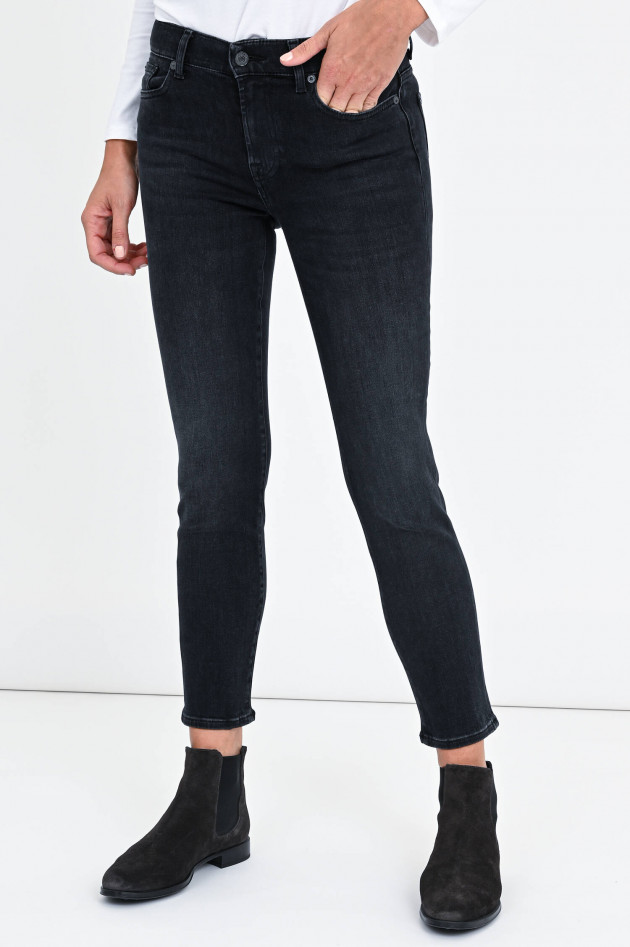 Seven for all Mankind Jeans ROXANNE ANKLE in Schwarz