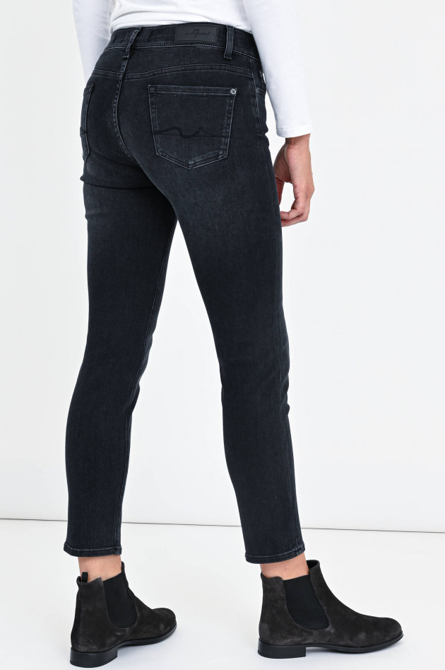 Seven for all Mankind Jeans ROXANNE ANKLE in Schwarz